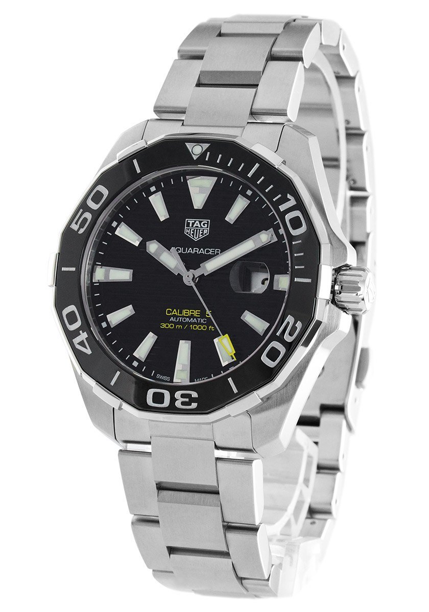 美品 タグホイヤー WAY201A.BA0927 アクアレーサー 自動巻き Amazon | タグホイヤー アクアレーサー 300m防水 メンズ WAY201A